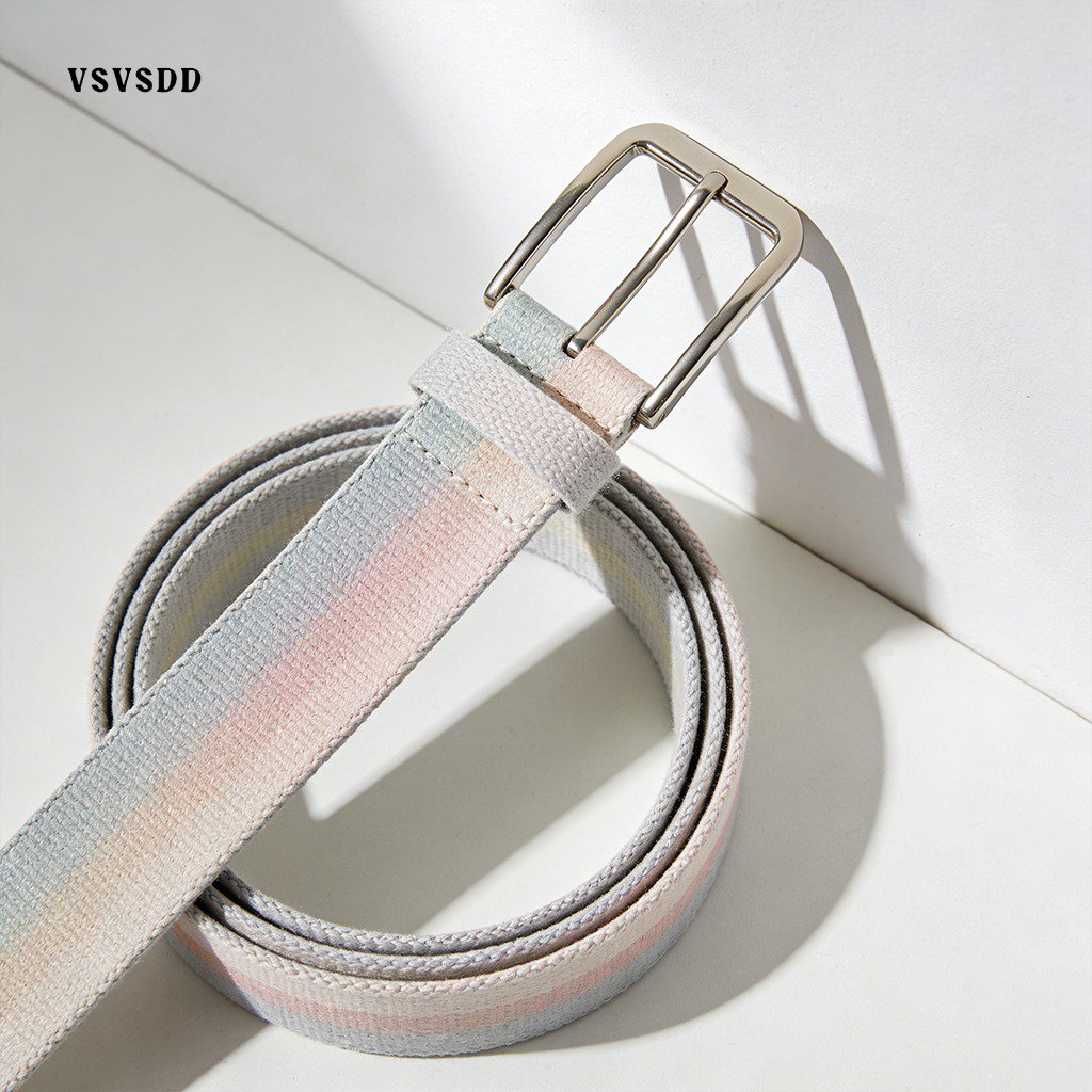 튼튼한 캔버스 벨트 4개입 전체 모습