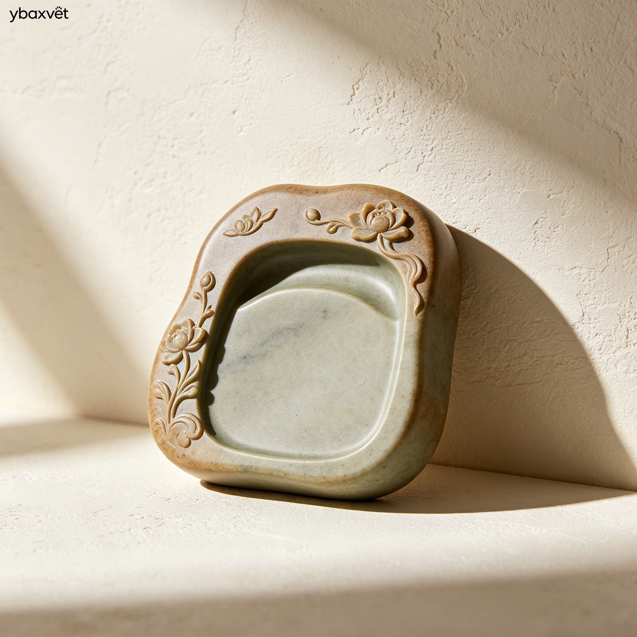 Carved inkstones (3 pieces)