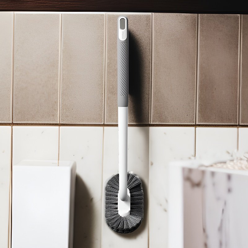 فرشاة تنظيف المرحاض ذات المقبض الطويل والشعيرات الناعمة