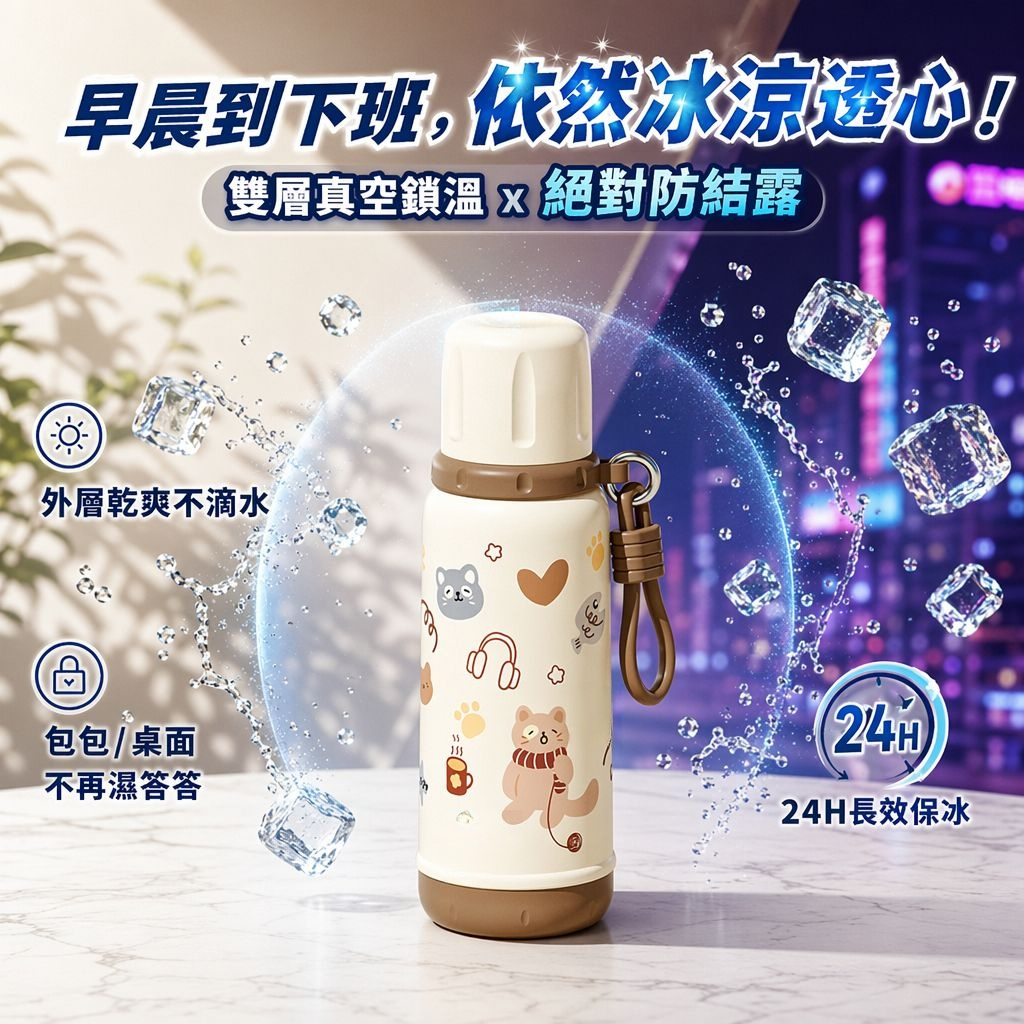 大容量保溫吸管杯 旅行專用高品質保溫杯