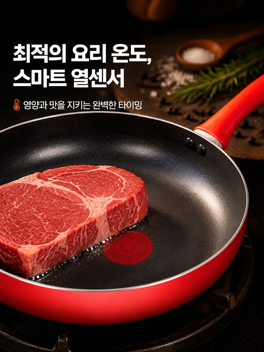 다양한 사이즈의 SUPOR 논스틱 프라이팬 세트