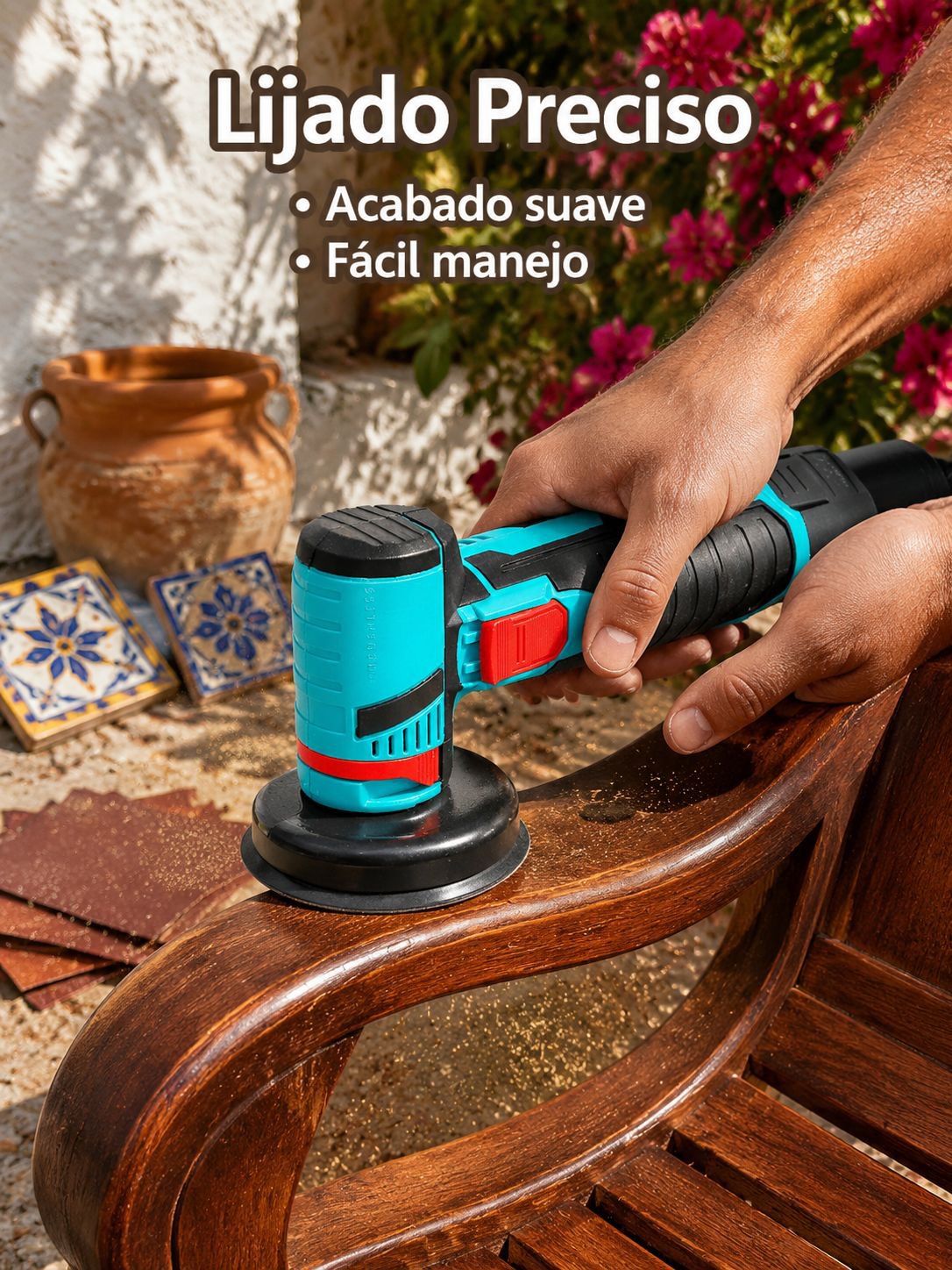 Amoladora angular multifuncional silenciosa