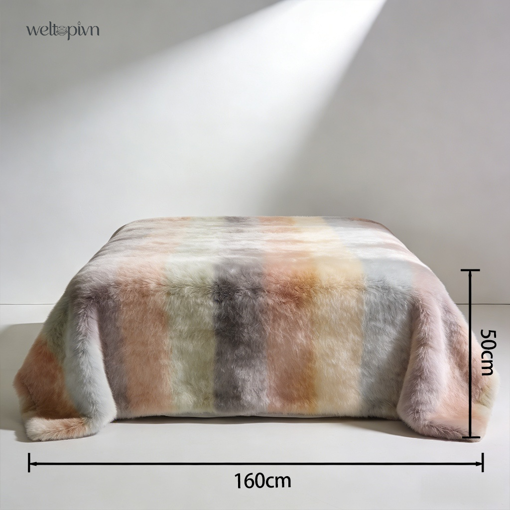 ผ้าห่มหนานุ่มเพิ่มความอบอุ่นในห้องนอน