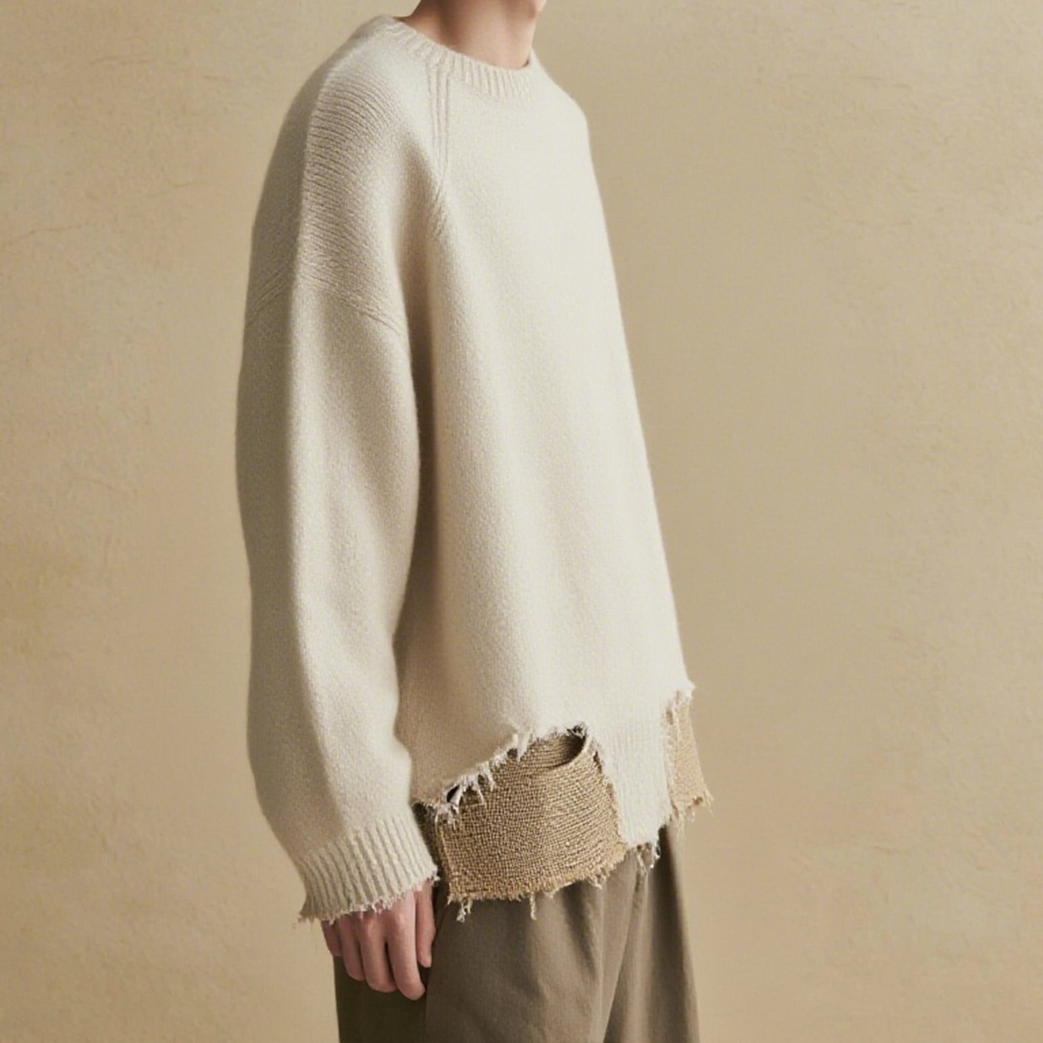 레트로 디스트로이드 니트