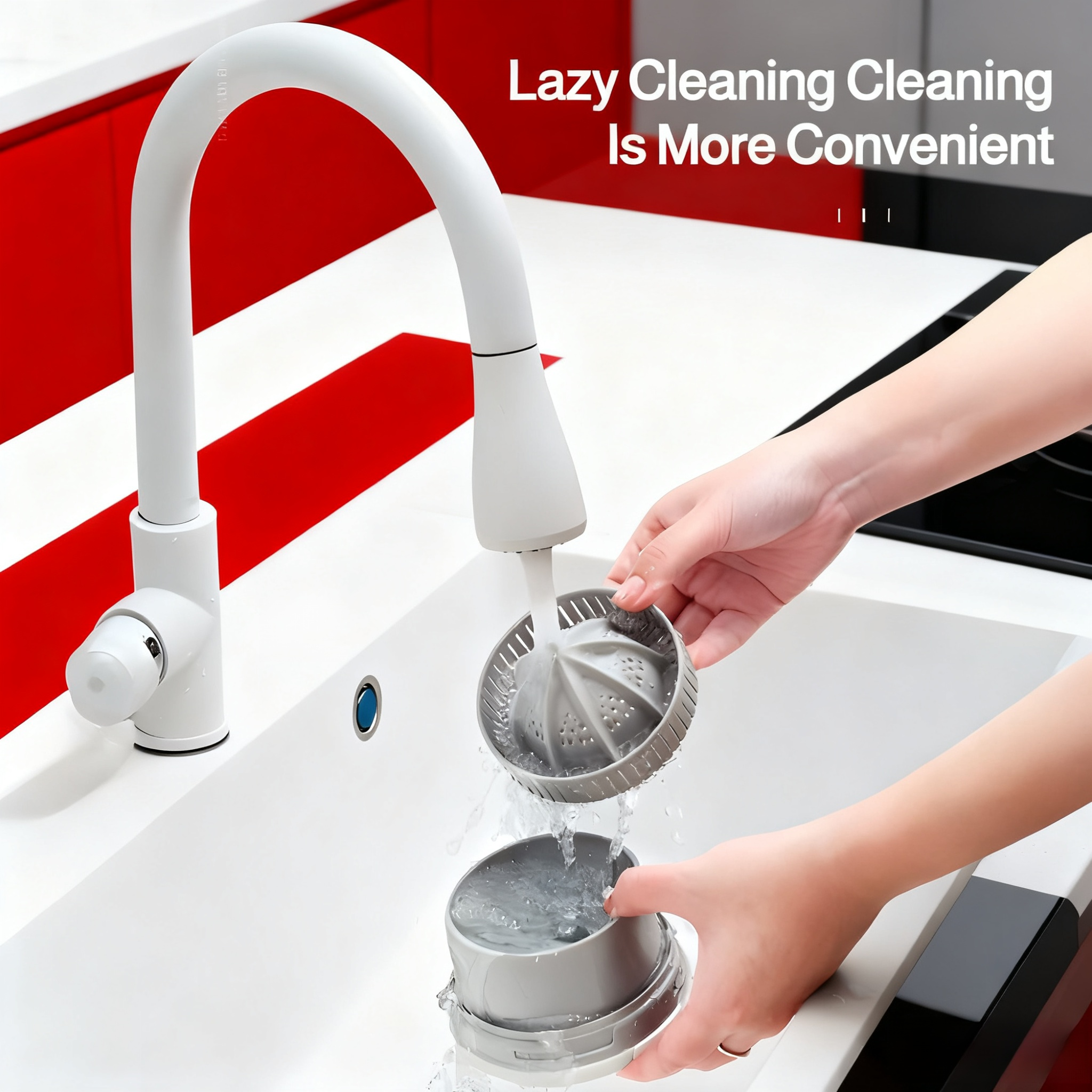 High-efficiency juicer extracting apple juice