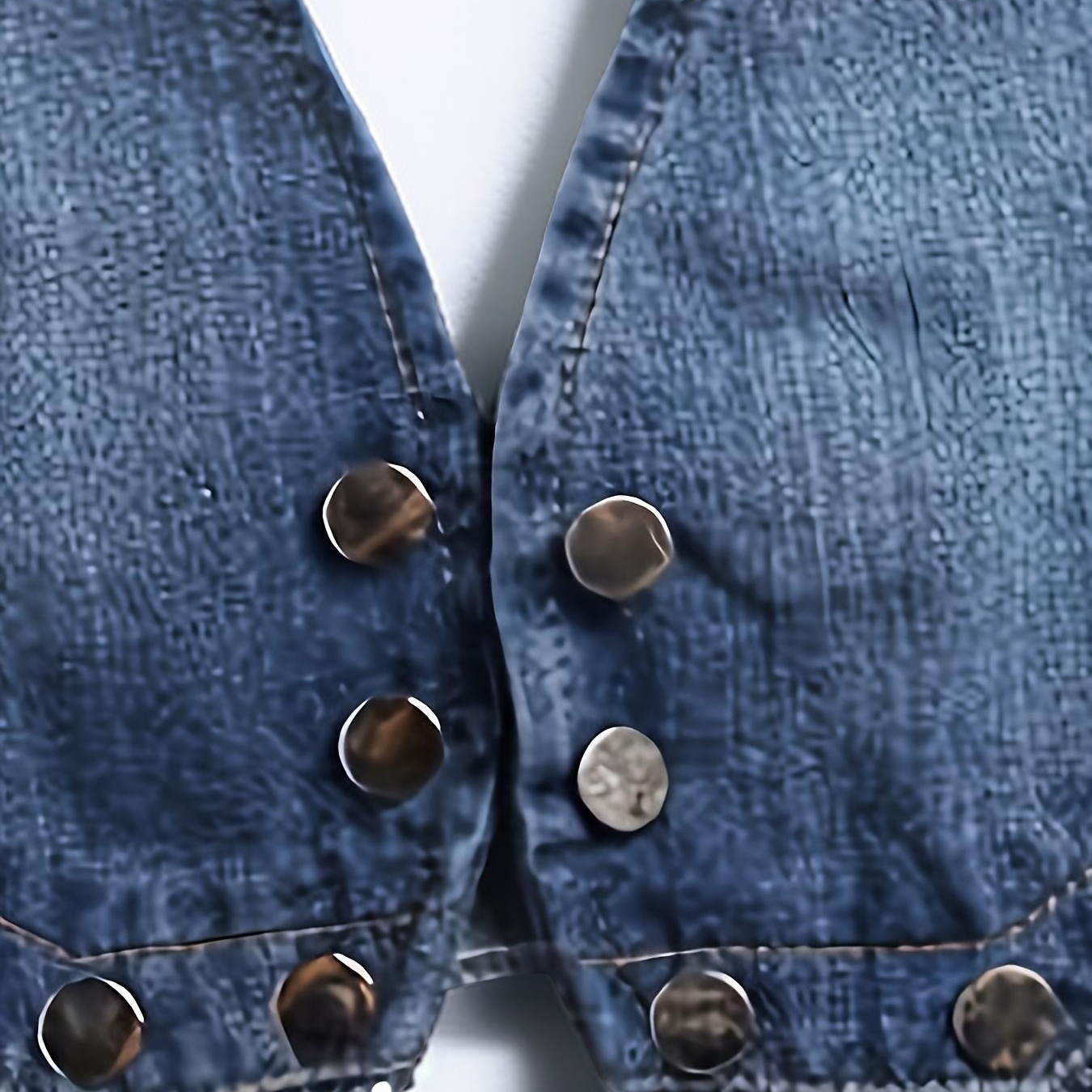 レディースデニムベスト