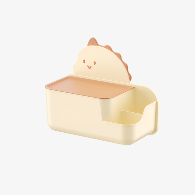 漫画のシンプルなトイレットペーパーボックス壁掛けパンチフリートイレットペーパーボックスキッチンリビングルームペーパー収納ボックス