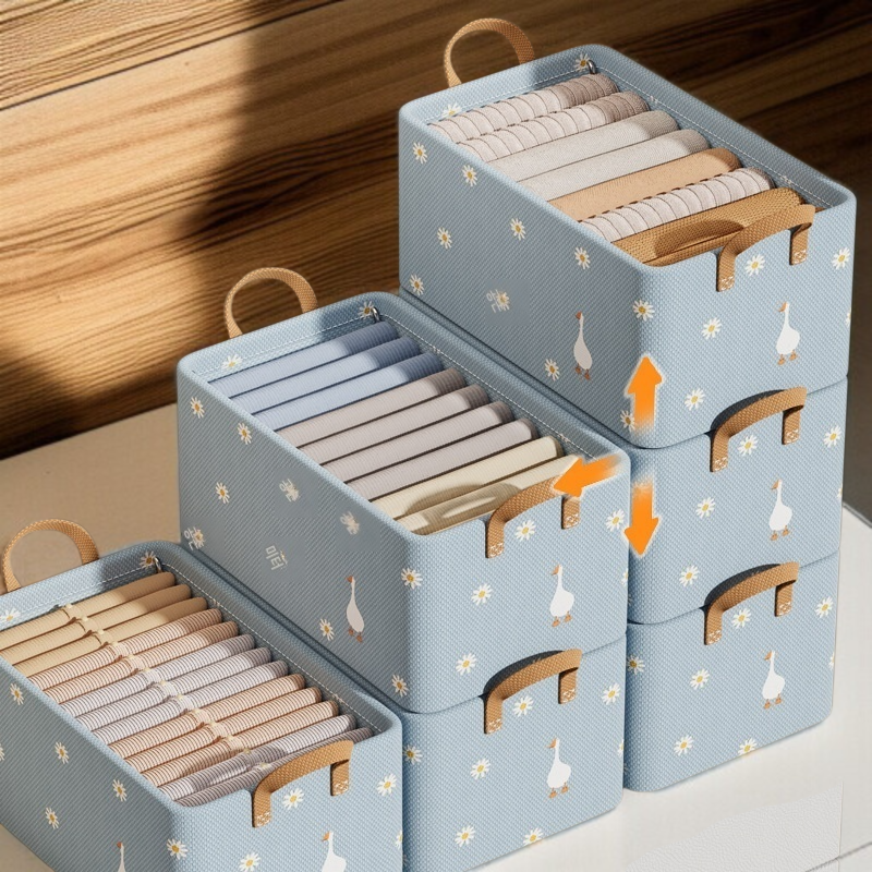 패브릭 접이식 수납함 옷장 의류 수납함 서랍형 수납함