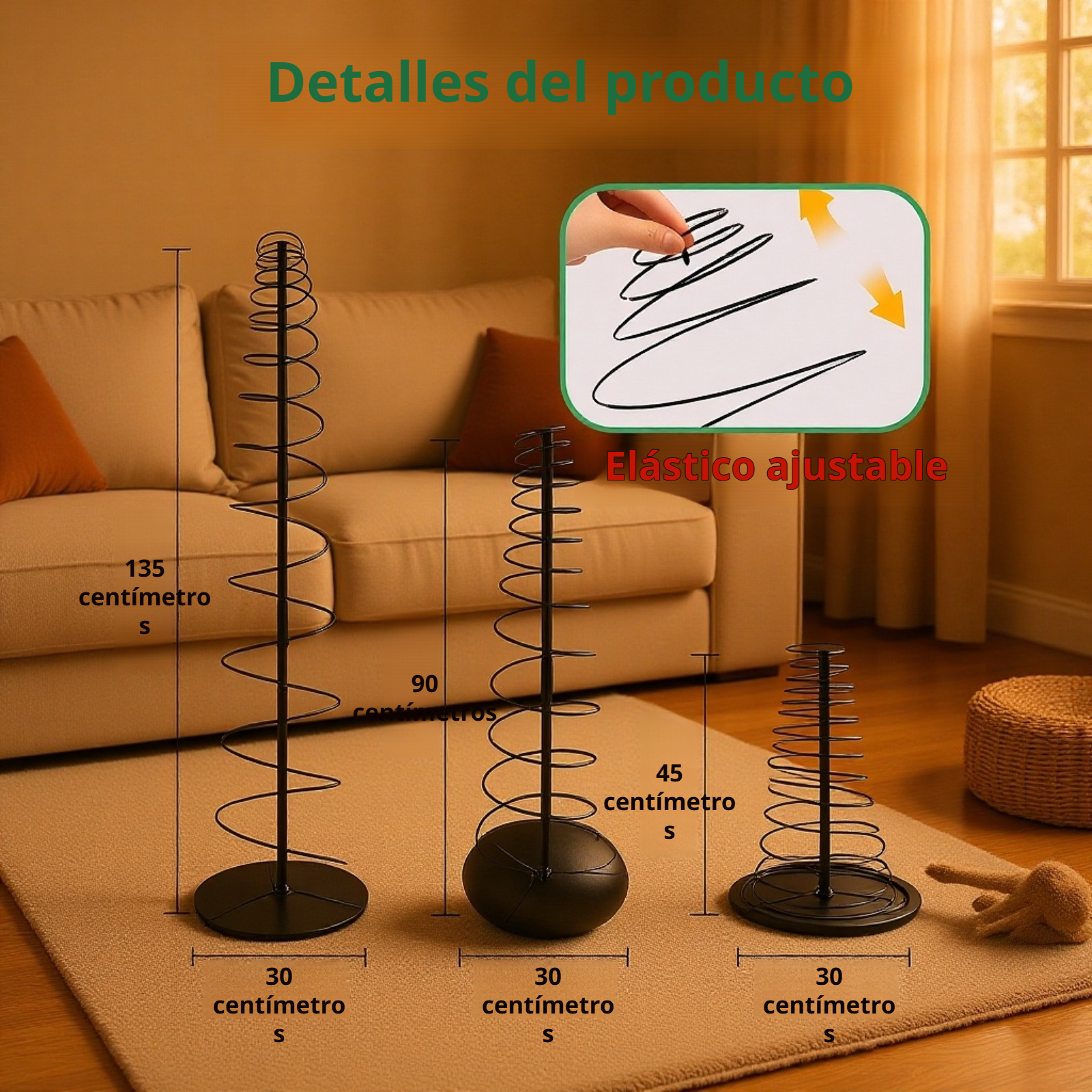 Soporte en espiral para plantas trepadoras, estructura para tomates y viñas