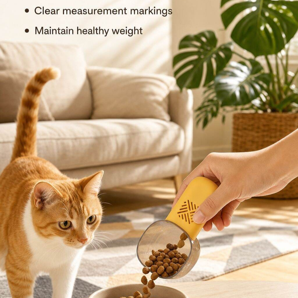 Pet Measuring Spoon Cat Dog Food Shovel