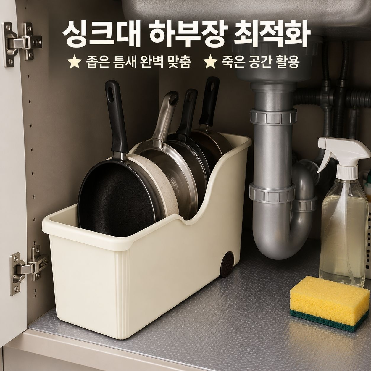 주방 조리도구 정리대