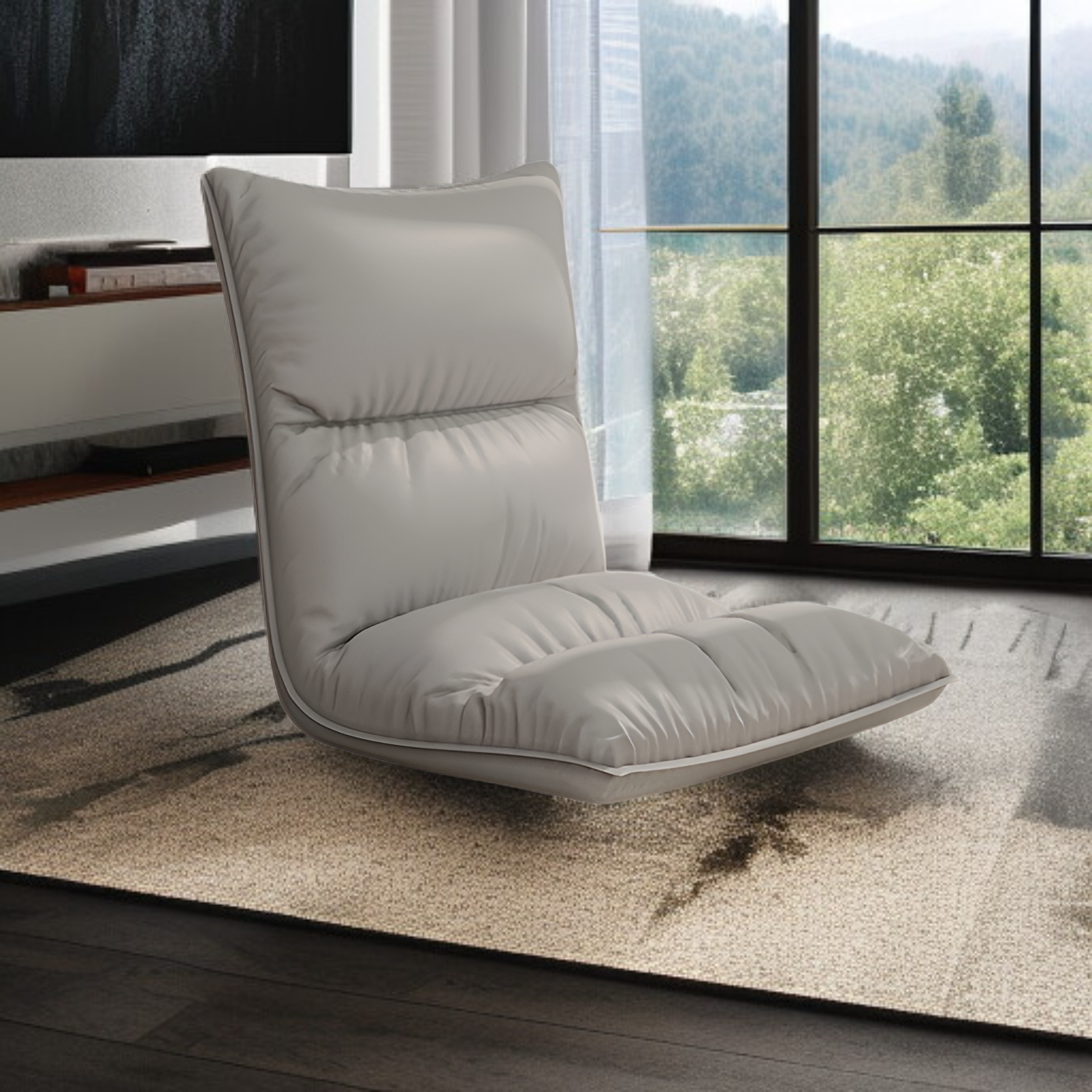 โซฟาเดี่ยวหนัง PU สีคลาสสิก เหมาะกับทุกสไตล์บ้าน