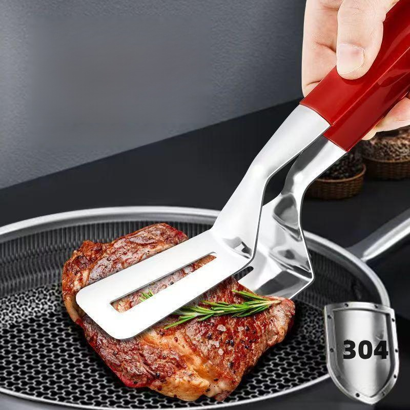 2-in-1 Fish Frying Spatula and Clips