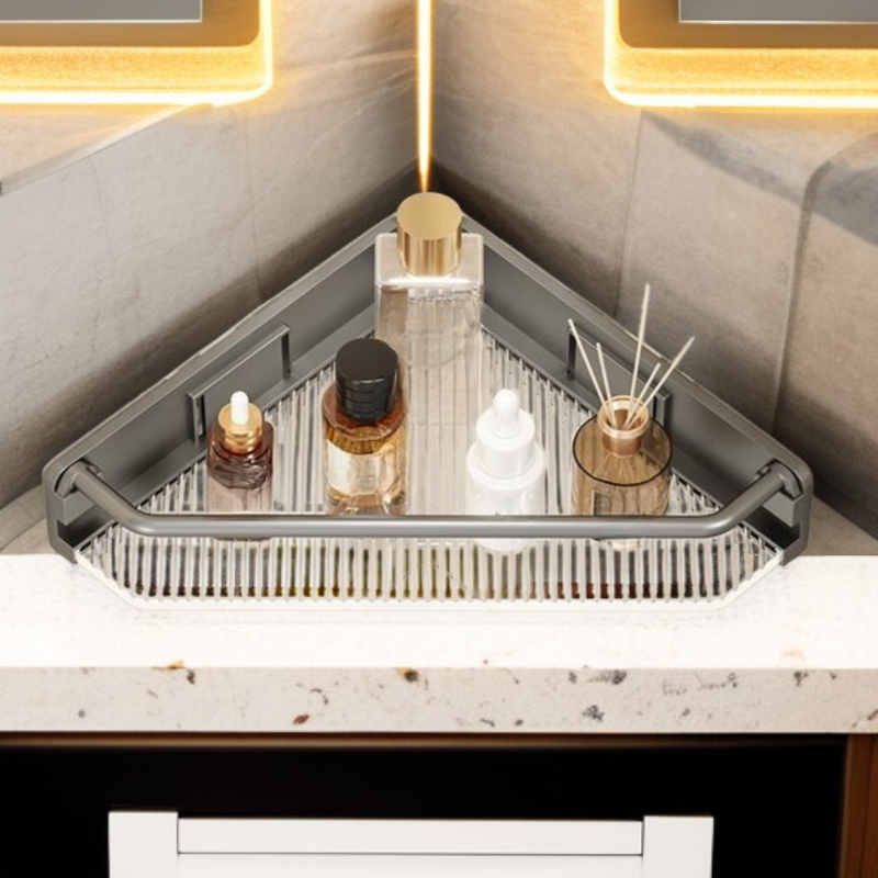 라이트 럭셔리 아크릴 세면대 선반 욕실 수납 선반 화장실 화장품 실용 예술 선반