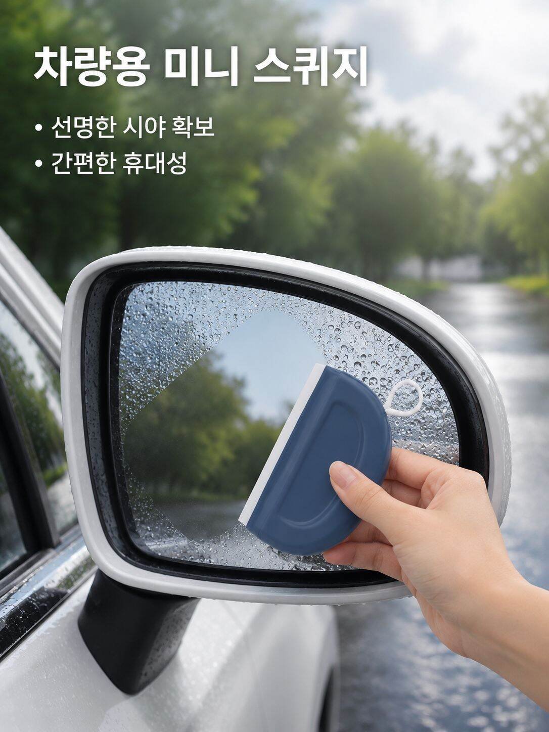 실리콘 미니 물기 제거 스퀴지