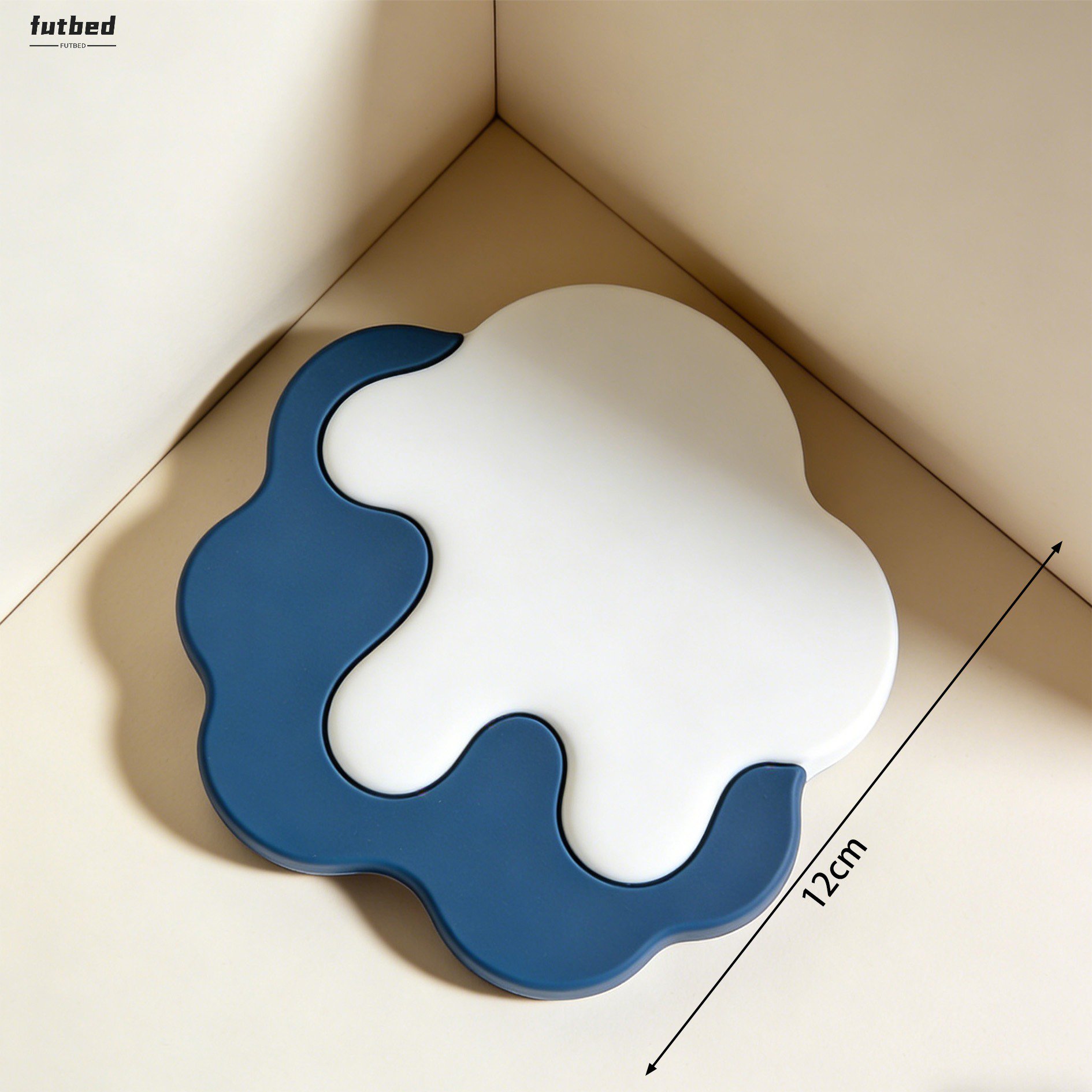 Anti-scalding coaster with stylish design