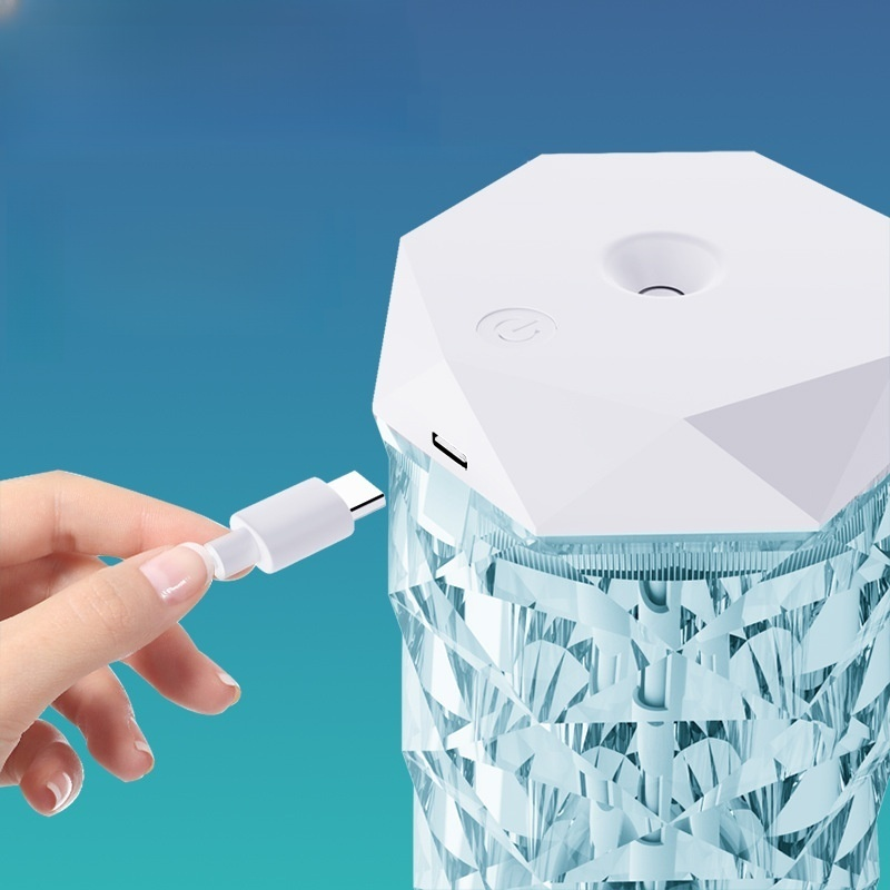 水晶超聲波迷你加濕器