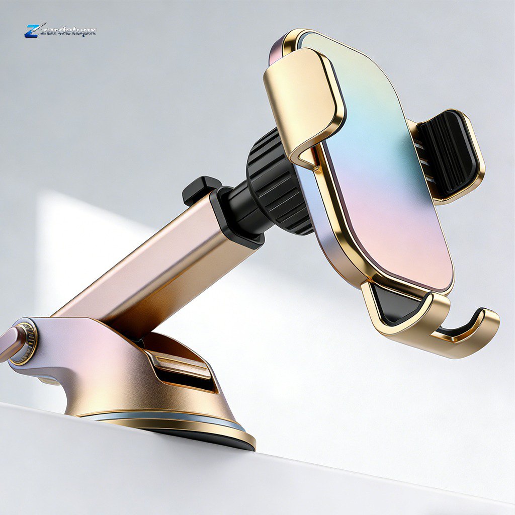 ที่วางโทรศัพท์ในรถยนต์แบบพับเก็บได้ ใช้งานง่าย