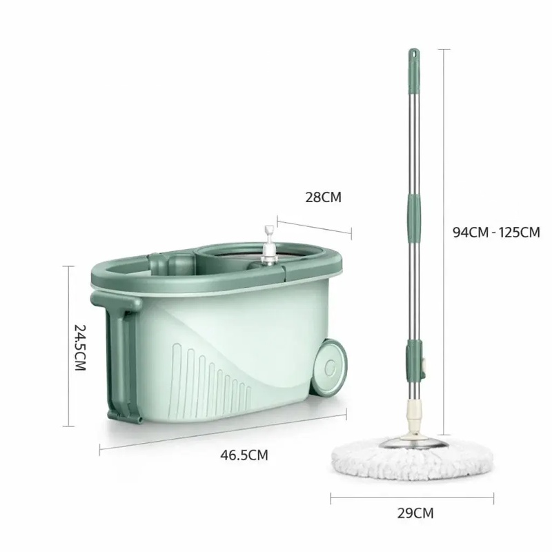 Multifunctional Spin Mop Bucket Set Convenient Hand-Wash Mop