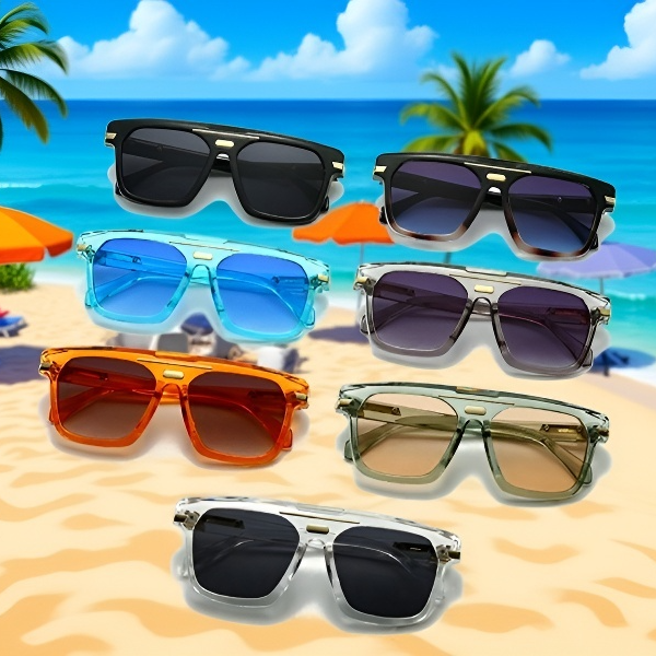 Stylový street styl s retro slunečními brýlemi