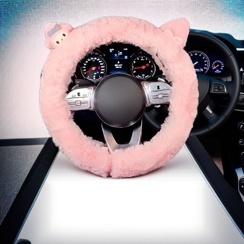 women's non-slip and warm car steering wheel cover