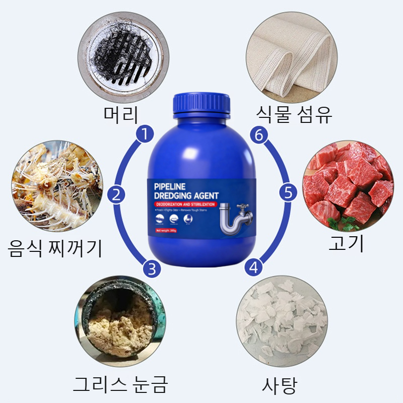 살균·탈취 배관 막힘 제거제