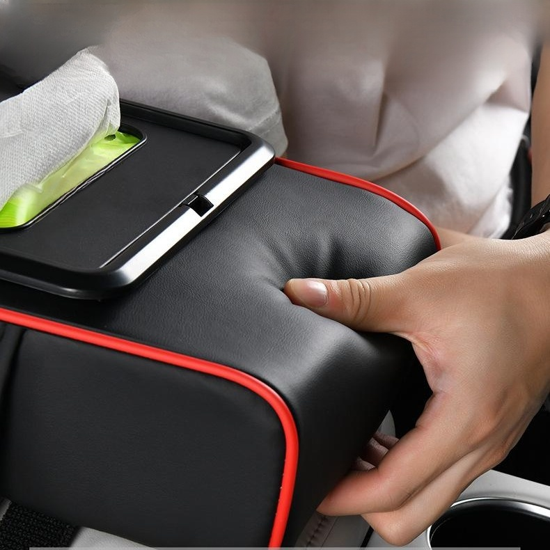 Multifunctional 8-in-1 Armrest Box with Charging and Electric Fragrance