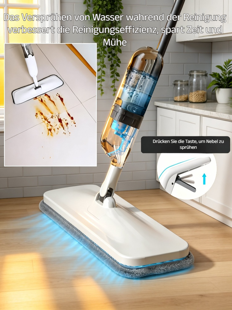 Sprühwischer für den Haushalt ohne Händewaschen