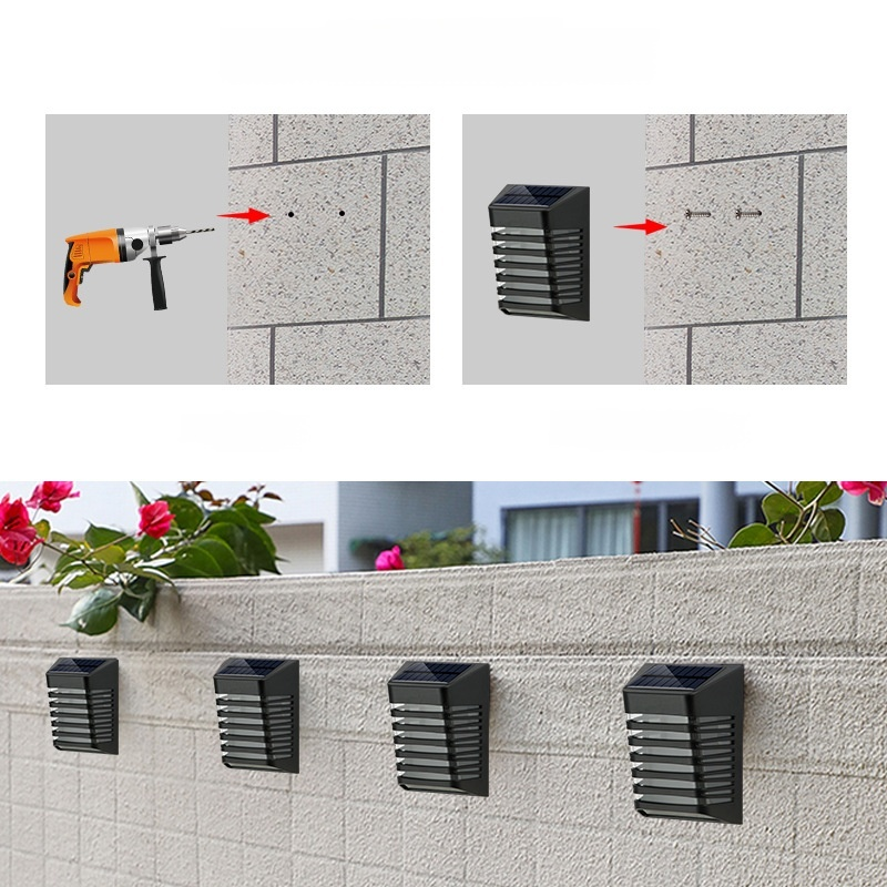 防水ソーラー屋外壁掛けライト