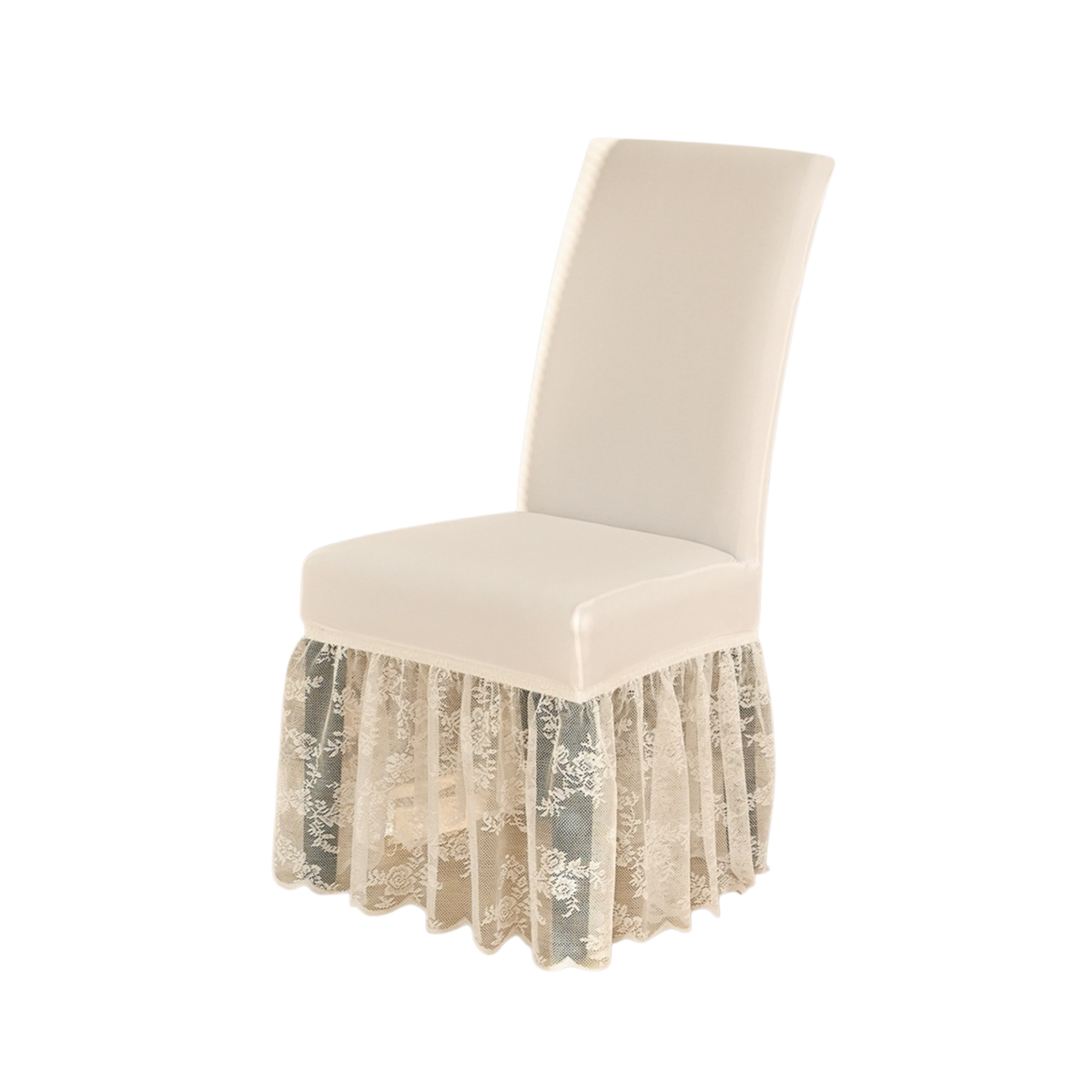 Elastic Milk Silk Chair Protector Non-slip Seat Cover