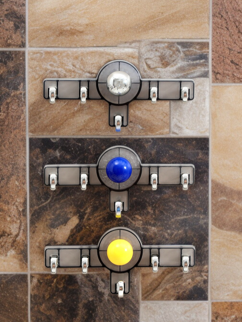 ตะขอแบบแถวยาวสำหรับห้องน้ำและห้องครัว