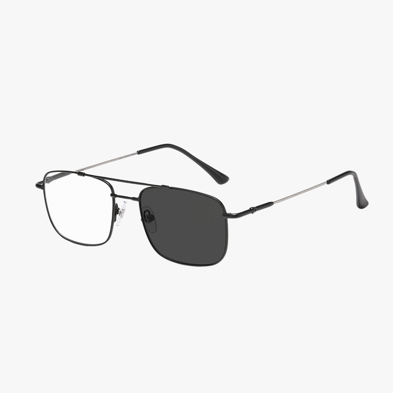 Multifocal Progressive Photochromic Blue Light Blocking Metal Reading Glasses