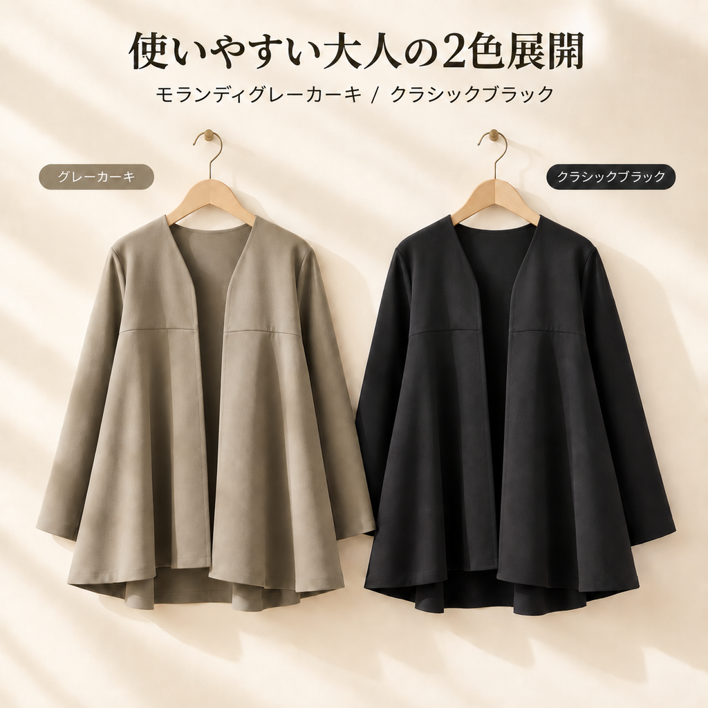春秋日本風シンプル通勤ジャケット