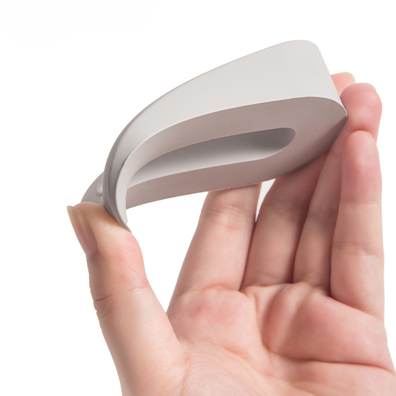 Tope de puerta en forma de dona, portátil y fácil de almacenar