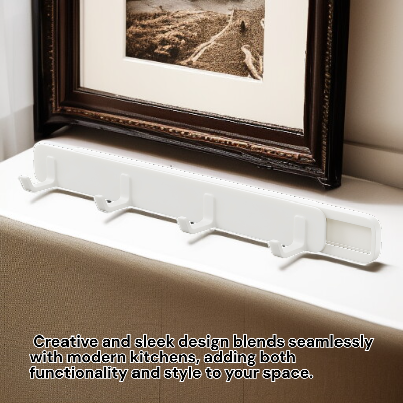Creative Expandable Gap Hook, Drill-Free Installation, Multi-use for Kitchen/Bathroom