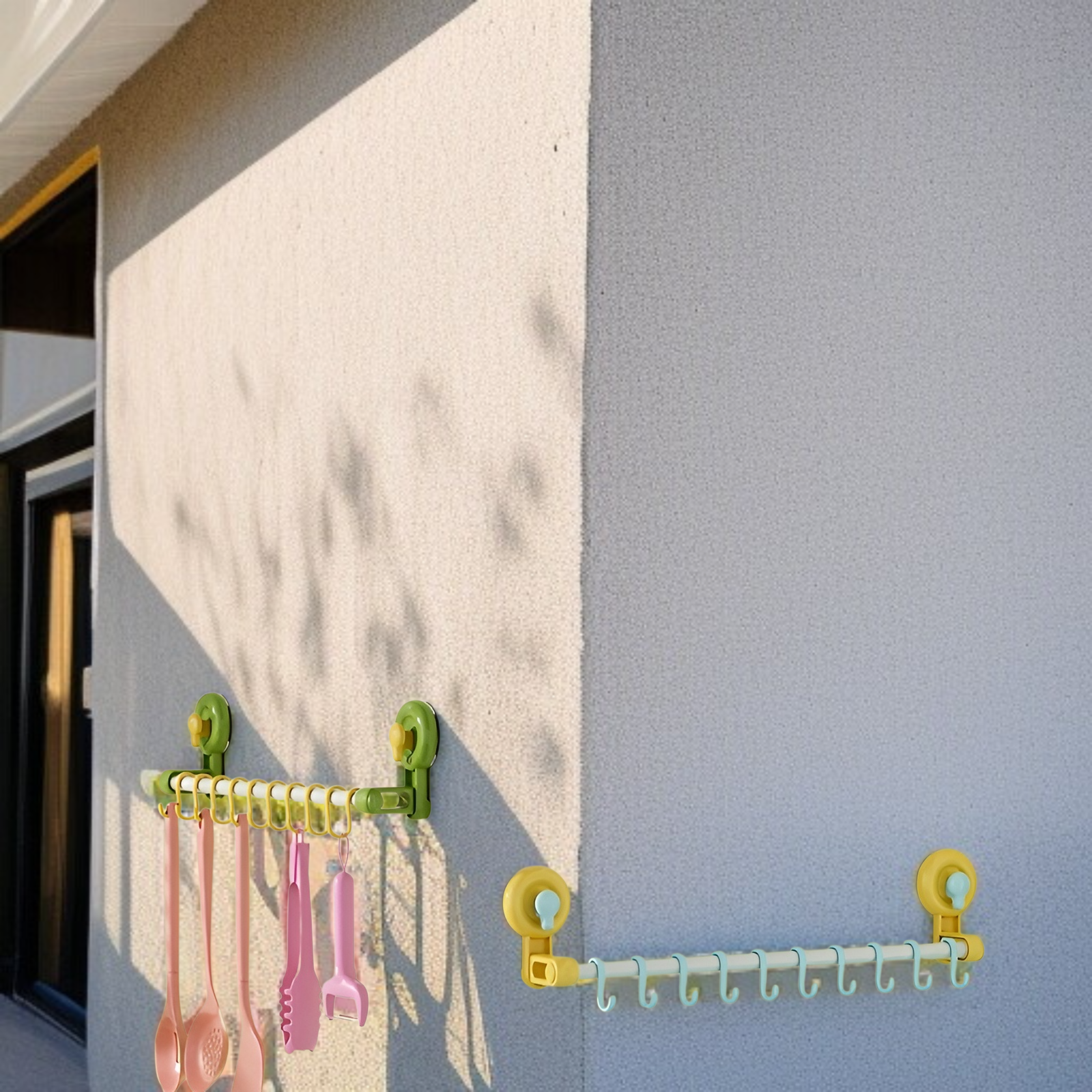 Dopamin saugnapf haken haushalt wand-montiert spurlose schiebe track haken küche geschirr lagerung m