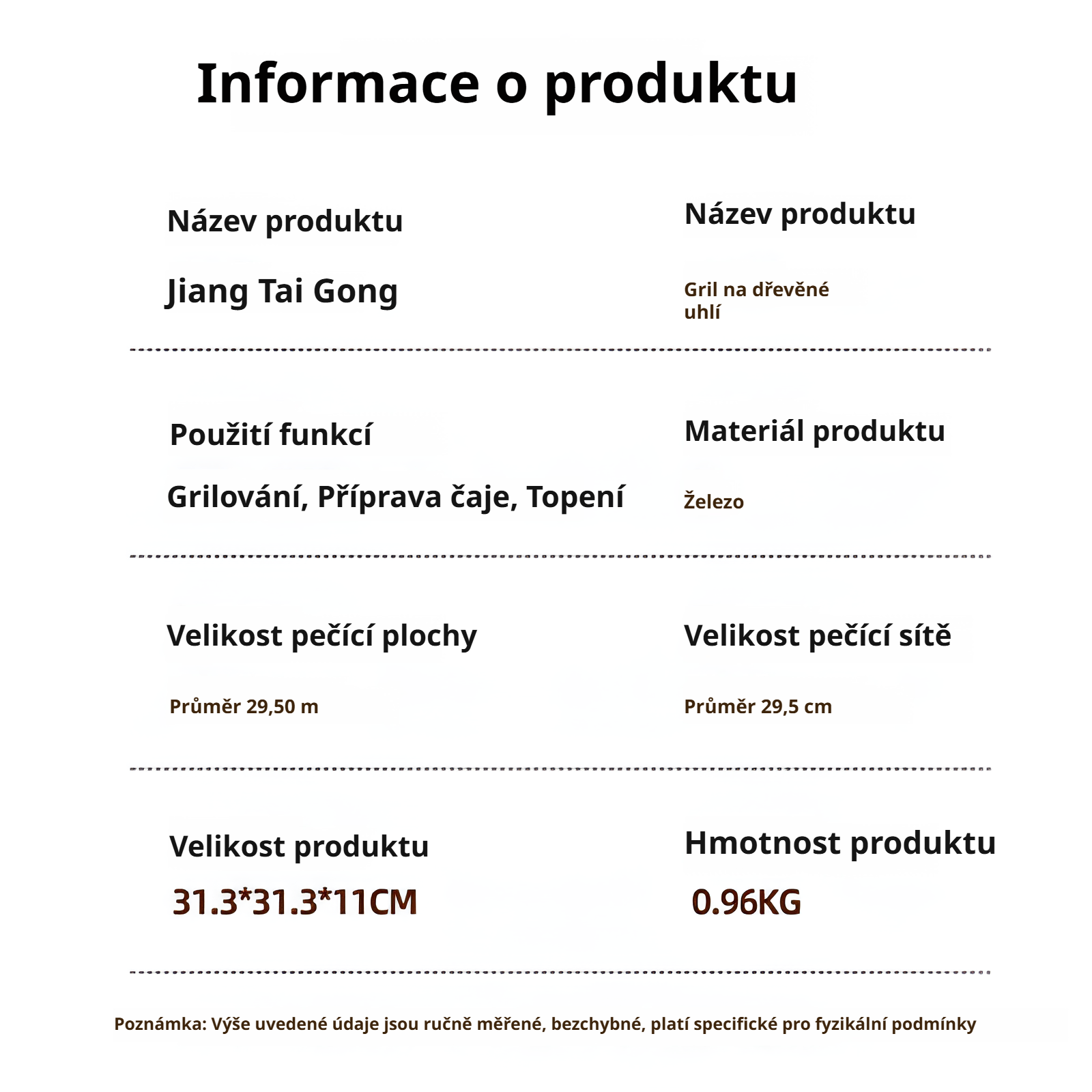 Detailní pohled na grilovací rošt