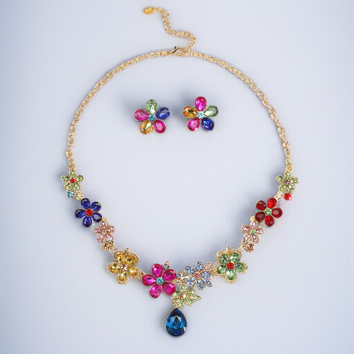 여성용 목걸이 및 귀걸이 세트