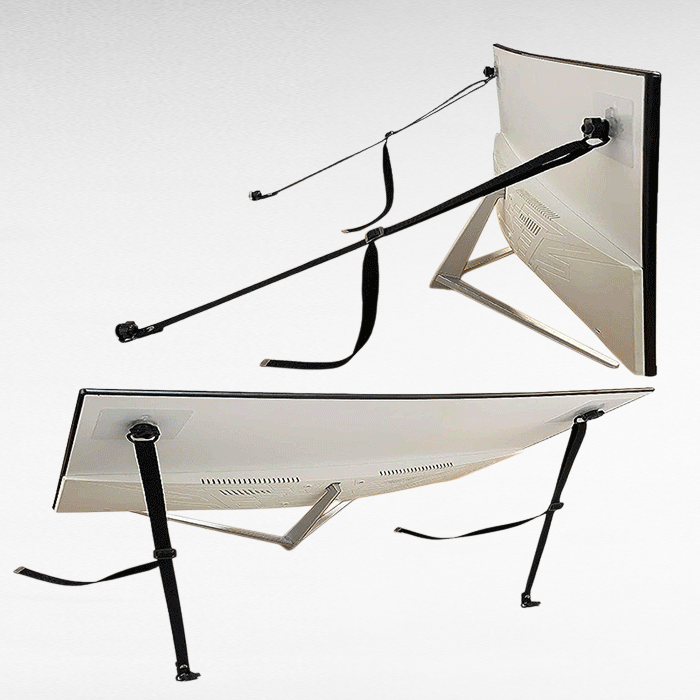 Verstellbarer TV-Sicherheitsgurt, geeignet für Fernsehtisch oder Schreibtisch, Anti-Kipp Möbelanker