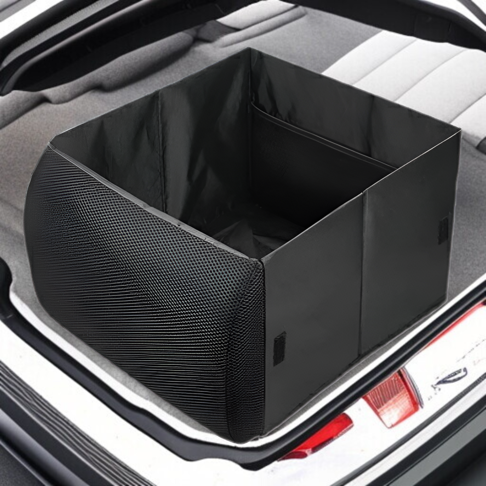 New Car Seat Storage Box & Lumbar Support Integrated Foldable Rectangular Car Organizer