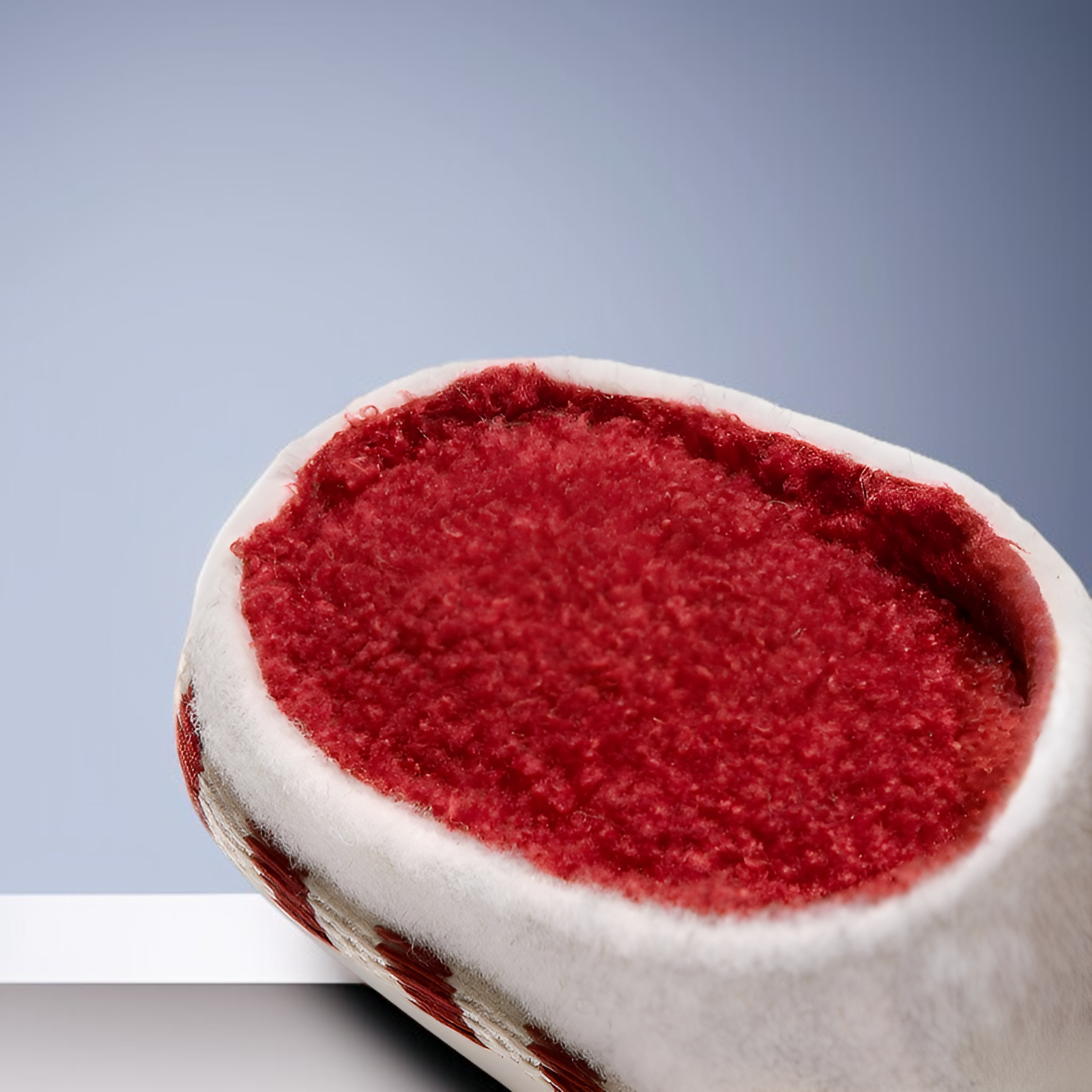 편안한 면 소재 슬리퍼 디테일