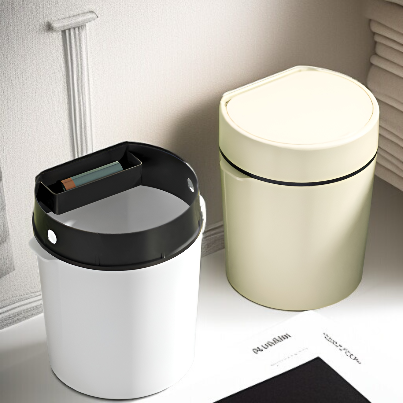 家庭用キッチン大口径ゴミ箱リビングルーム大容量ゴミ箱アロマセラピー収納収納バケツポップアップ蓋収納バケツ