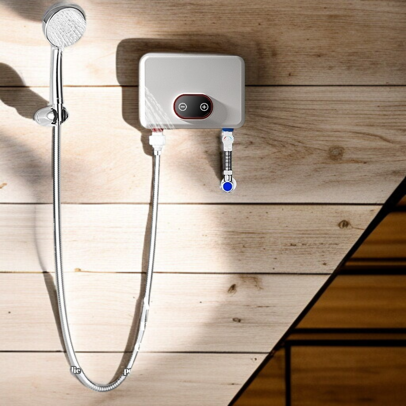 Termotanque eléctrico sin depósito para cocina, calentamiento rápido, diseño compacto