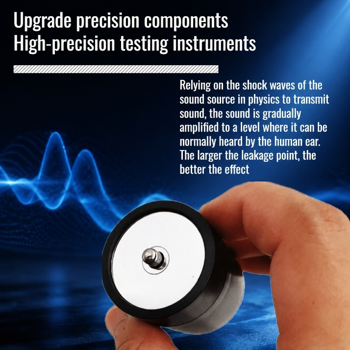 High-Precision Leak Detection Listening Device Wall Detector Sound Amplifier Tool