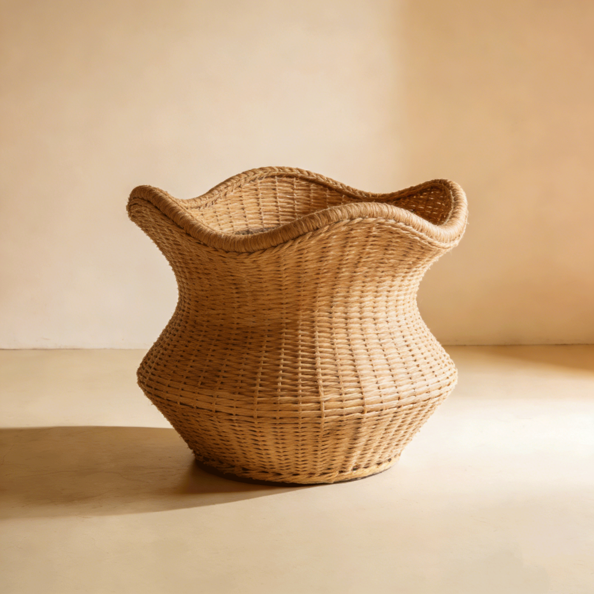 ตะกร้าหวายใส่ของแพ็ค 3 ดีไซน์สวยงาม