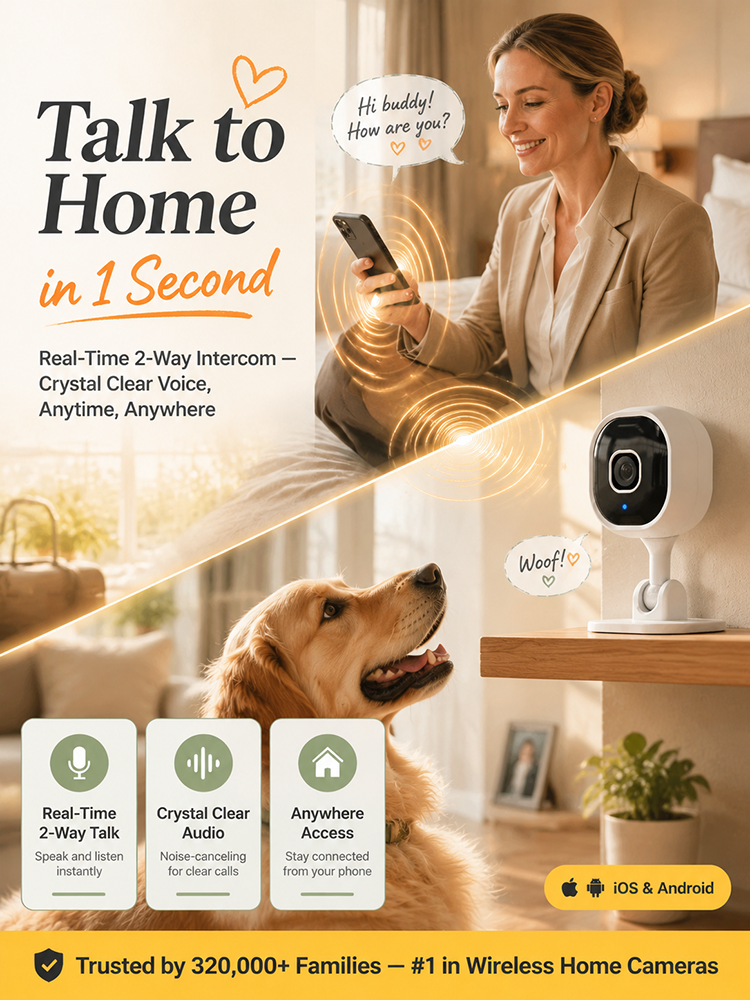 [Smart Intercom] Wireless infrared security camera