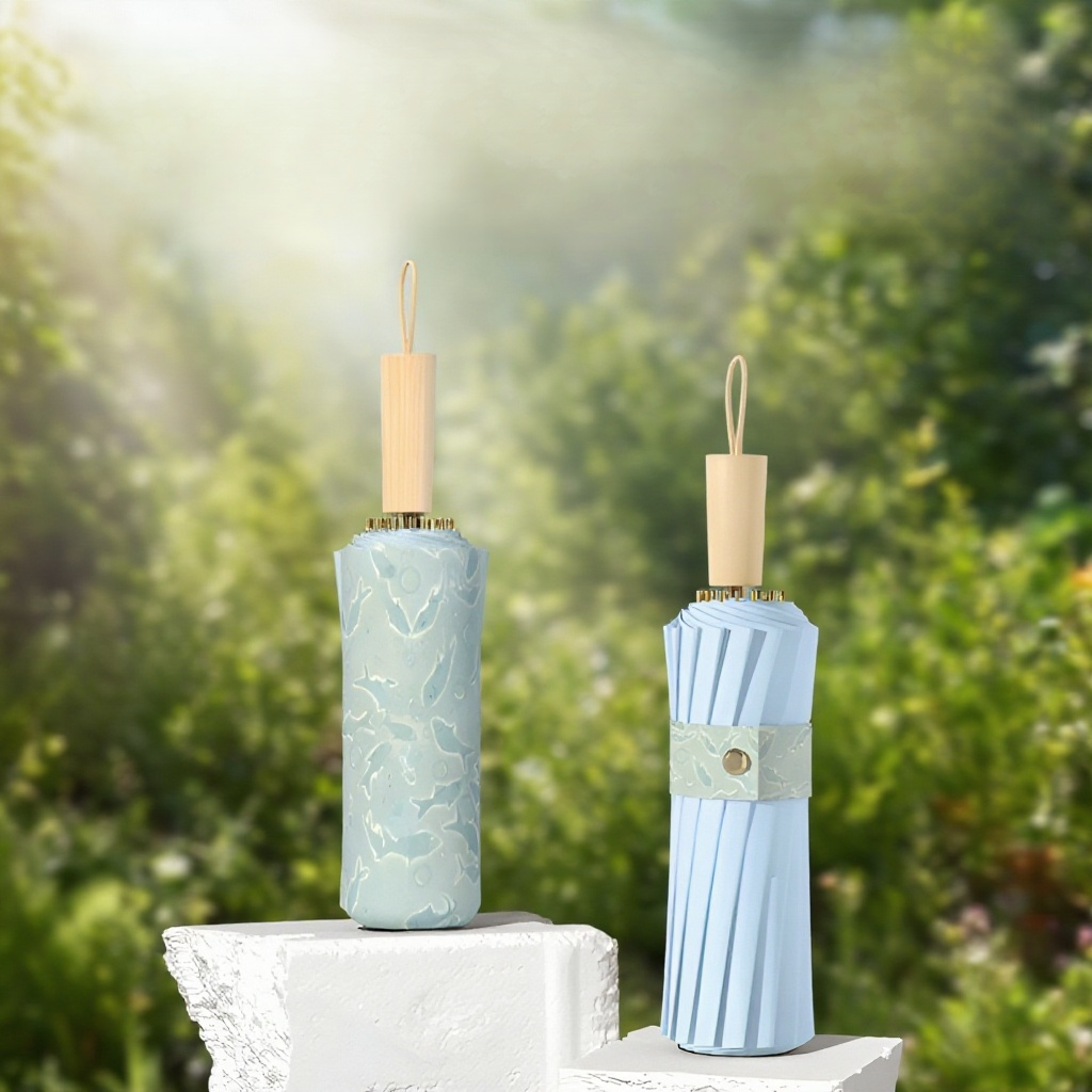 바람에 강한 안정적인 접이식 파라솔