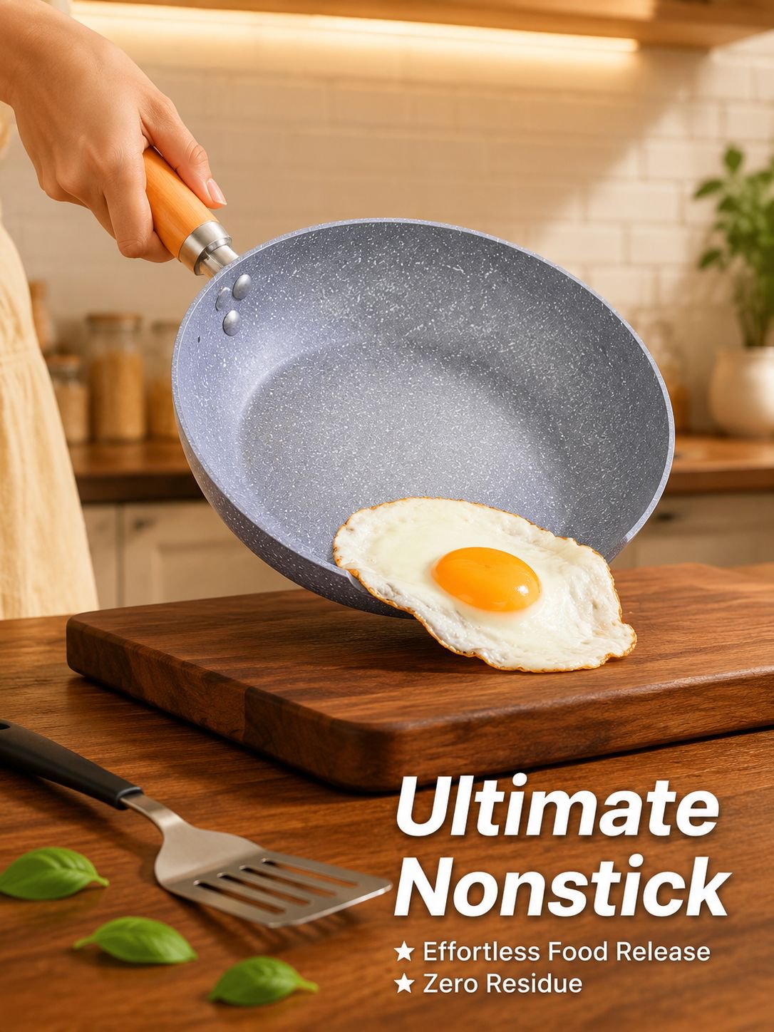 Marble Pattern Nonstick Small Frying Pan
