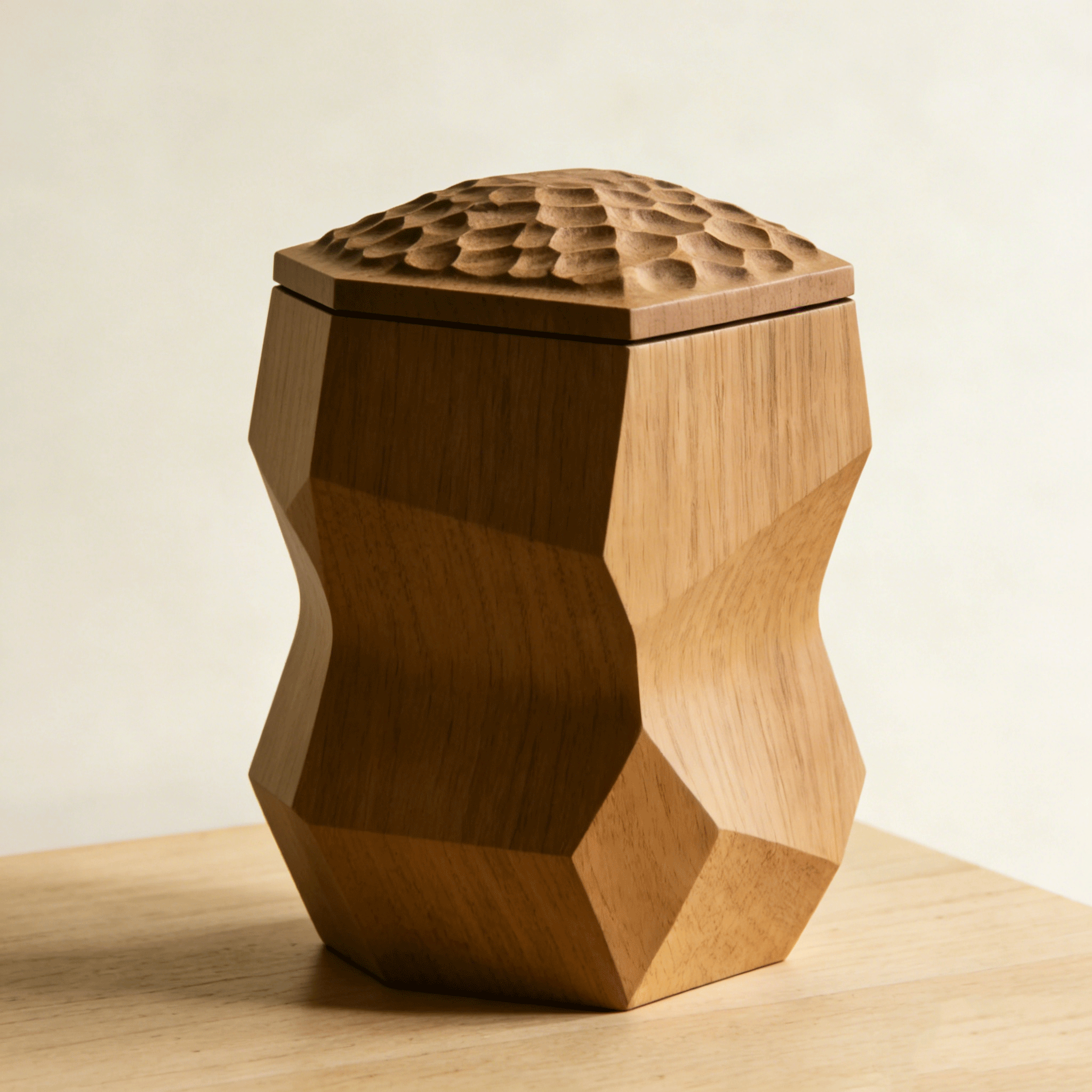 Vista detallada del diseño moderno de los tubos organizadores