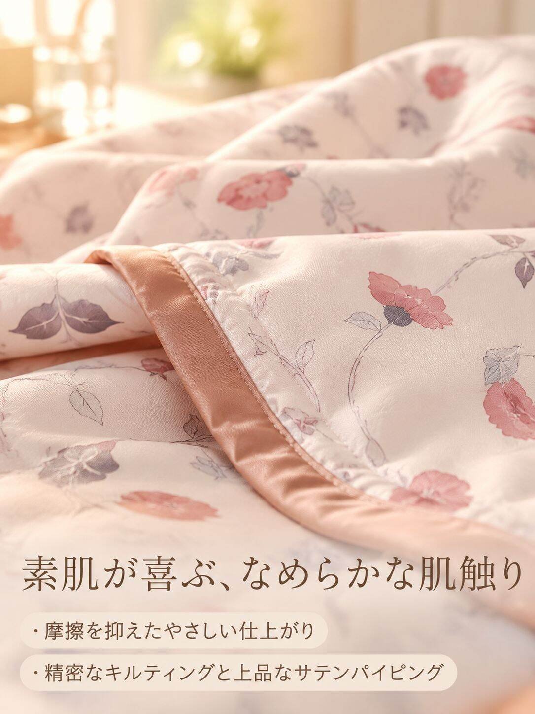 軽量な夏用キルト
